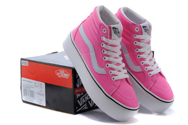 Vans High Top Shoes Women--063